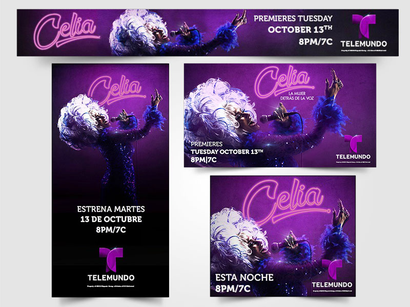 Celia Cruz Banner Design